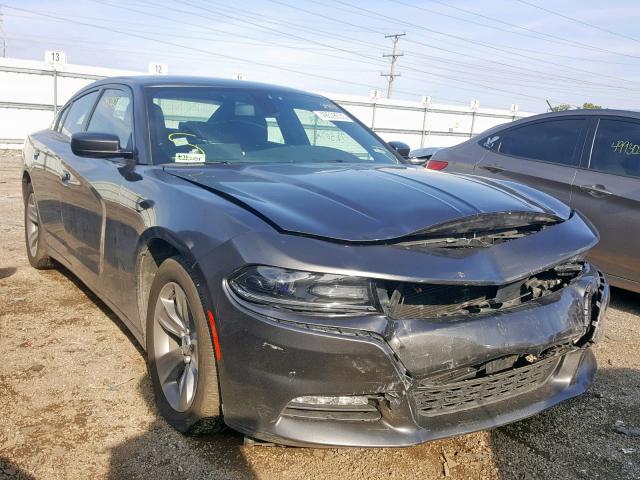 2C3CDXHG2HH655140 - 2017 DODGE CHARGER SX GRAY photo 1