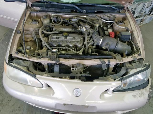 1MEFM13P0WW611888 - 1998 MERCURY TRACER LS BROWN photo 7