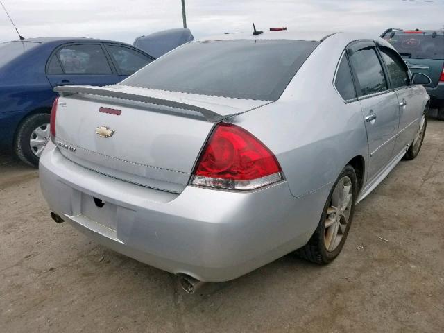 2G1WC5E36C1138869 - 2012 CHEVROLET IMPALA LTZ SILVER photo 4