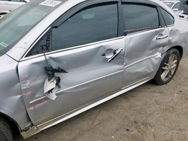 2G1WC5E36C1138869 - 2012 CHEVROLET IMPALA LTZ SILVER photo 9