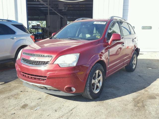 3GNAL3E5XCS600563 - 2012 CHEVROLET CAPTIVA SP MAROON photo 2