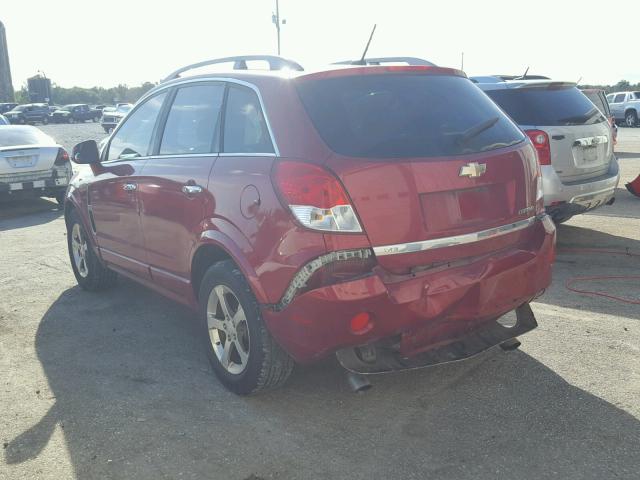 3GNAL3E5XCS600563 - 2012 CHEVROLET CAPTIVA SP MAROON photo 3