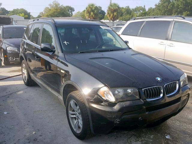 WBXPA93436WG87386 - 2006 BMW X3 3.0I BLACK photo 1