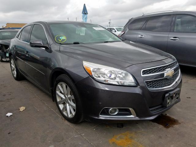 1G11G5SX9DF246614 - 2013 CHEVROLET MALIBU 3LT ნაცრისფერი ფოტო 1