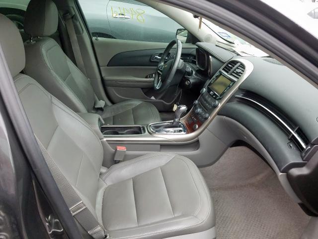 1G11G5SX9DF246614 - 2013 CHEVROLET MALIBU 3LT ნაცრისფერი ფოტო 5