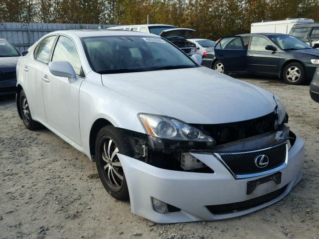 JTHCK262585021595 - 2008 LEXUS IS 250 WHITE photo 1