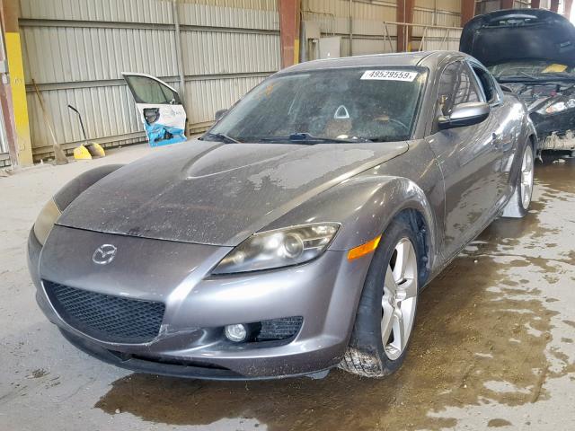 JM1FE17N440136656 - 2004 MAZDA RX8 GRAY photo 2