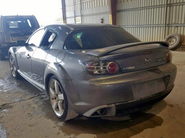 JM1FE17N440136656 - 2004 MAZDA RX8 GRAY photo 3