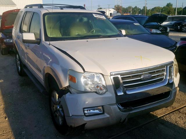 1FMEU74E38UA50951 - 2008 FORD EXPLORER E WHITE photo 1