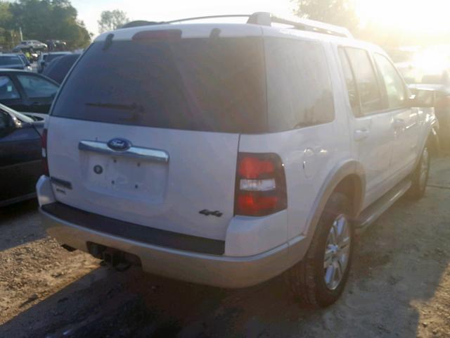 1FMEU74E38UA50951 - 2008 FORD EXPLORER E WHITE photo 4