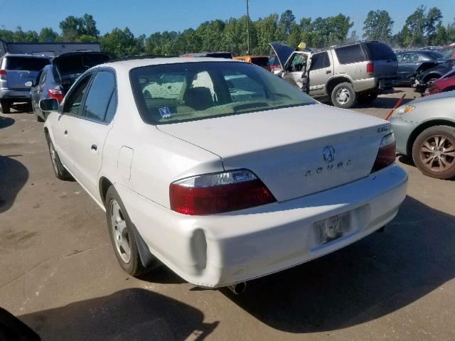 19UUA56612A037239 - 2002 ACURA 3.2TL WHITE photo 3