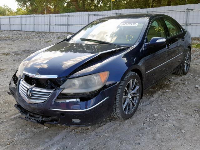 JH4KB16385C800222 - 2005 ACURA RL BLUE photo 2