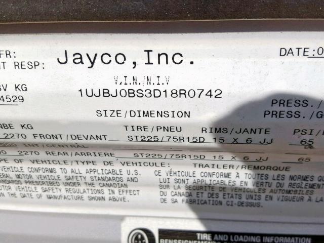 1UJBJ0BS3D18R0742 - 2013 JAYCO JAY FLIGHT  TWO TONE photo 20