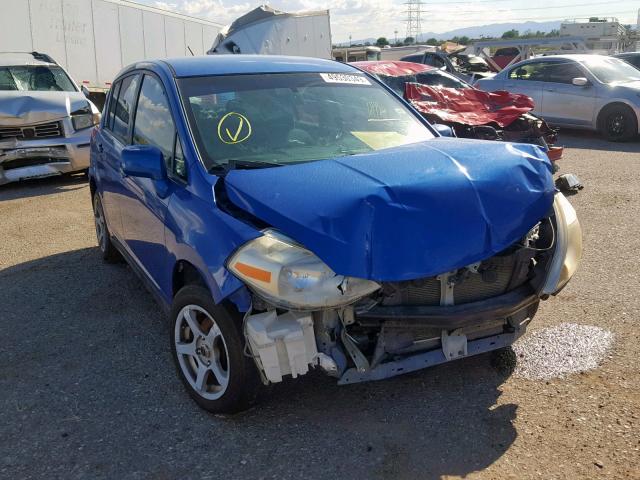 3N1BC13E97L431451 - 2007 NISSAN VERSA S BLUE photo 1