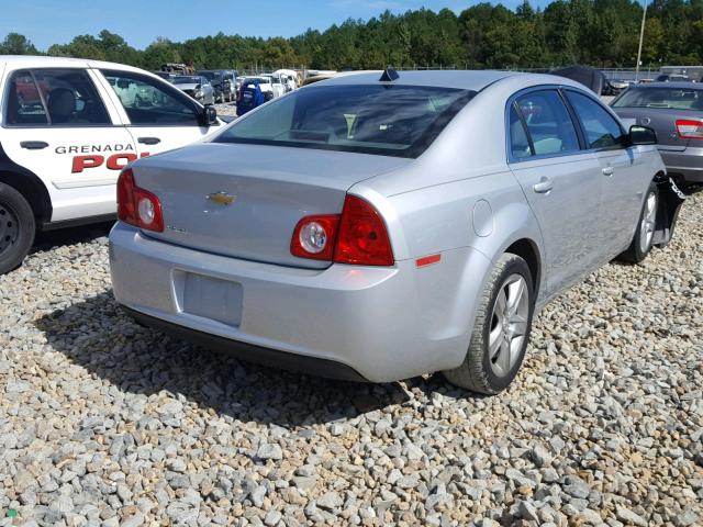 1G1ZB5E01CF378250 - 2012 CHEVROLET MALIBU LS 银色 照片 4