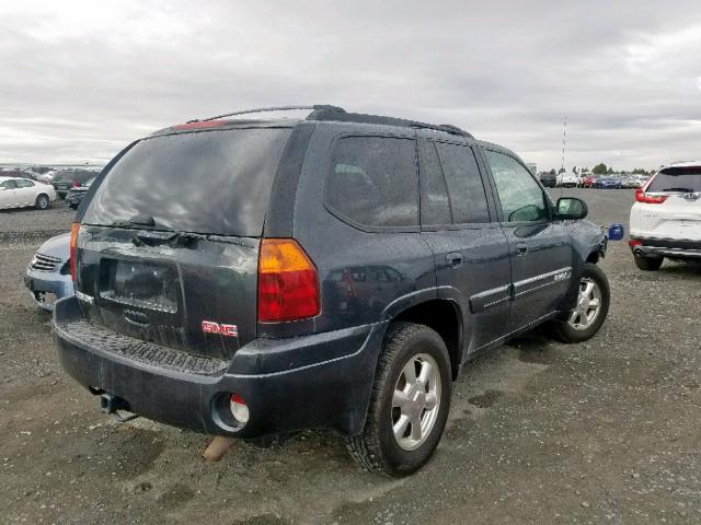 1GKDT13S042423901 - 2004 GMC ENVOY BLACK photo 4