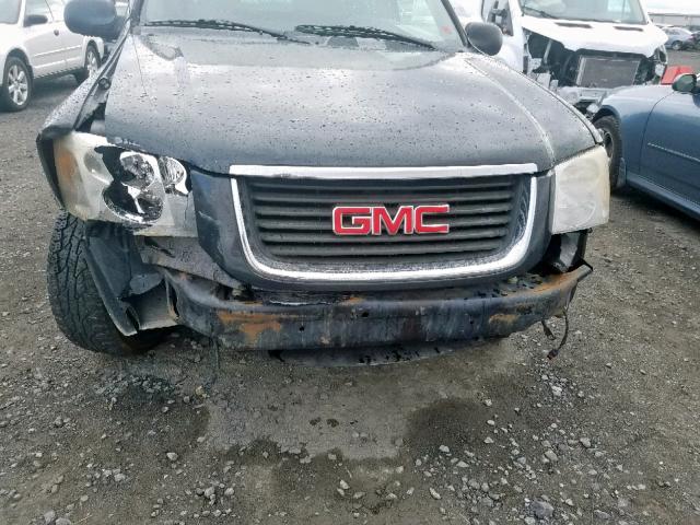 1GKDT13S042423901 - 2004 GMC ENVOY BLACK photo 9