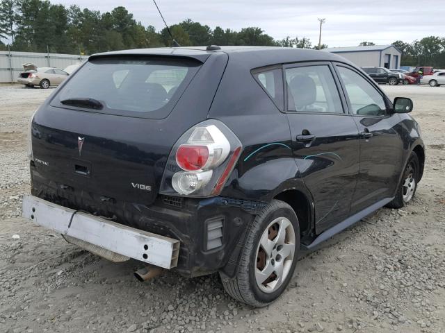 5Y2SP67809Z453756 - 2009 PONTIAC VIBE BLACK photo 4