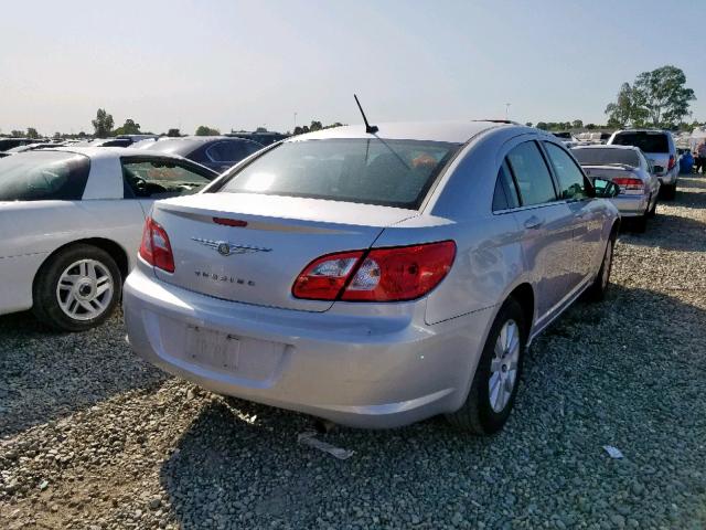 1C3LC46J18N142677 - 2008 CHRYSLER SEBRING LX SILVER photo 4