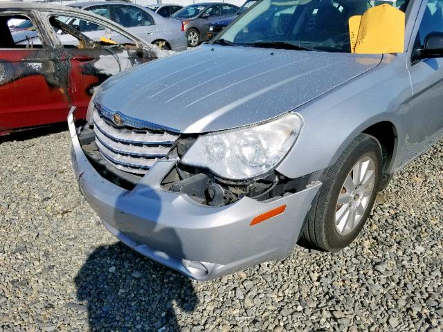 1C3LC46J18N142677 - 2008 CHRYSLER SEBRING LX SILVER photo 9