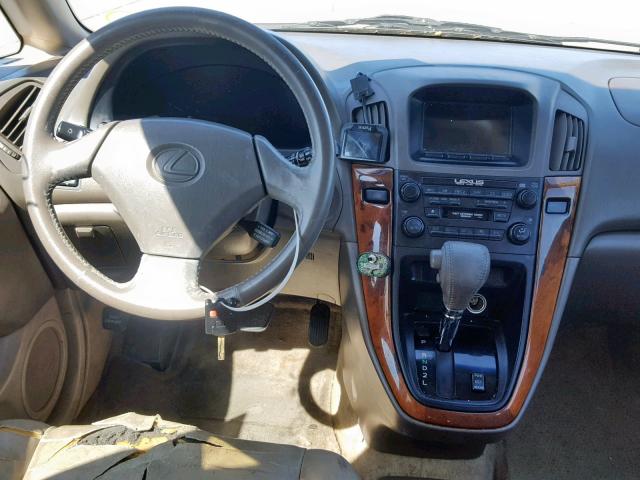 JT6GF10U5Y0060266 - 2000 LEXUS RX 300 BLACK photo 9