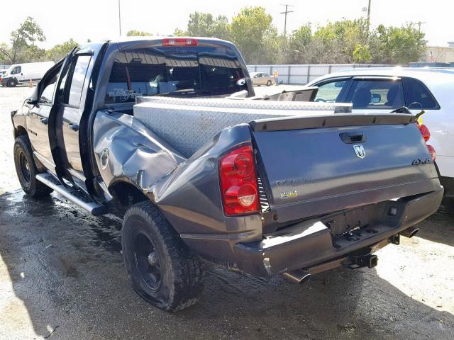 1D7HU18P87S252601 - 2007 DODGE RAM 1500 S GRAY photo 3