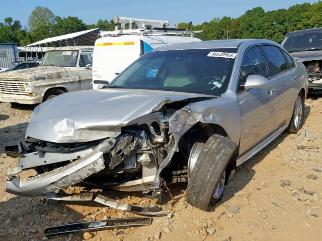 2G1WC5E30D1228374 - 2013 CHEVROLET IMPALA LTZ SILVER photo 2