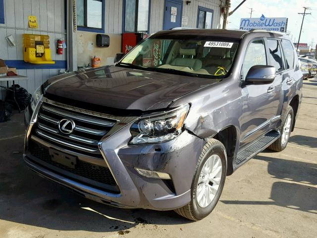 JTJBM7FX4J5202089 - 2018 LEXUS GX GRAY photo 2