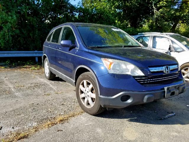 5J6RE48749L064842 - 2009 HONDA CR-V EXL BLUE photo 1