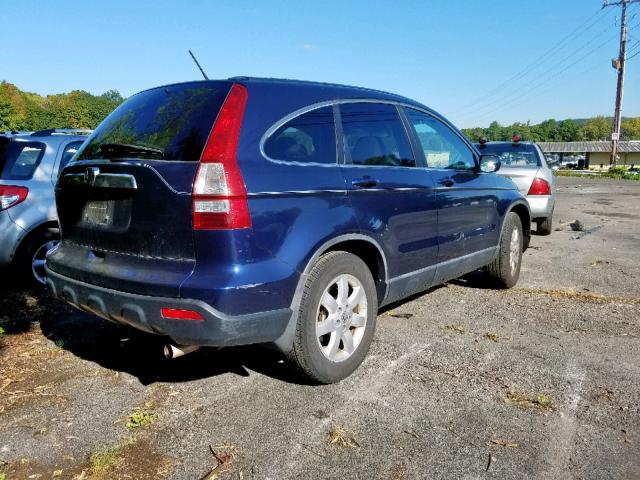 5J6RE48749L064842 - 2009 HONDA CR-V EXL BLUE photo 4