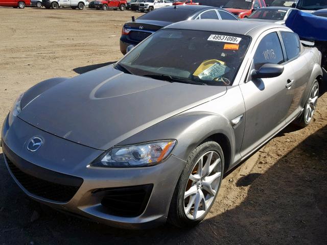 JM1FE174190402830 - 2009 MAZDA RX8 GRAY photo 2