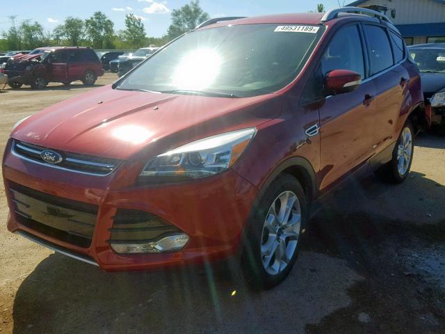 1FMCU0JX5GUA07683 - 2016 FORD ESCAPE TIT RED photo 2