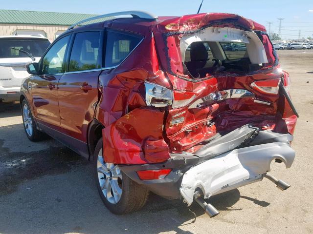 1FMCU0JX5GUA07683 - 2016 FORD ESCAPE TIT RED photo 3