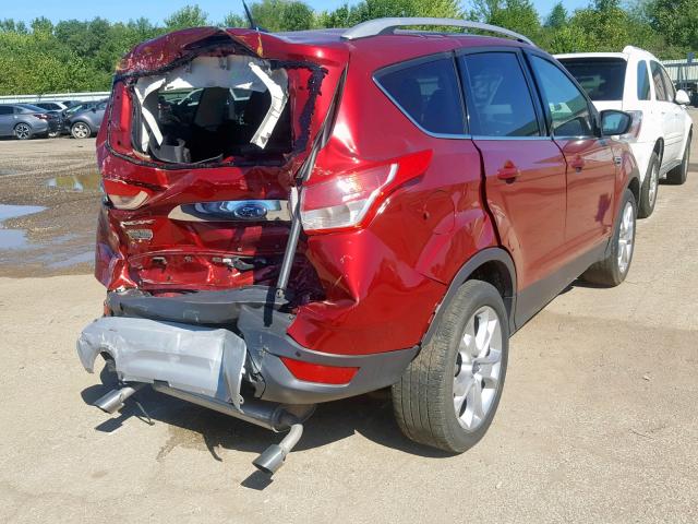 1FMCU0JX5GUA07683 - 2016 FORD ESCAPE TIT RED photo 4