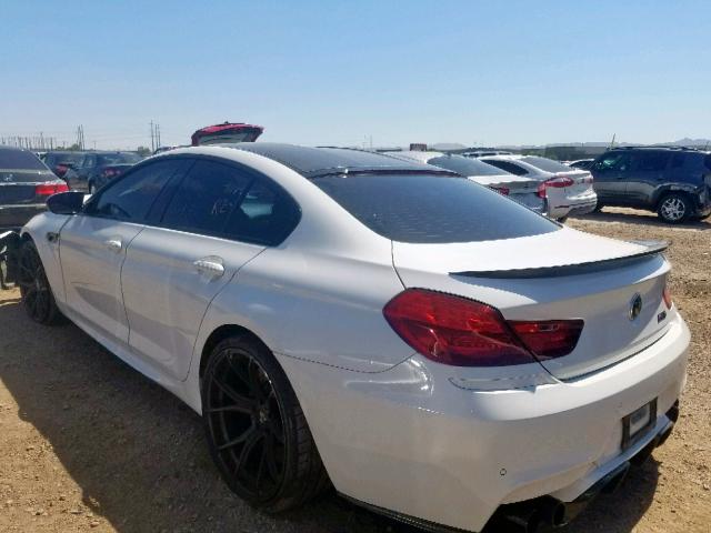 WBS6C9C53EDV73867 - 2014 BMW M6 GRAN CO WHITE photo 3