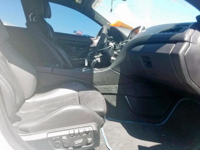 WBS6C9C53EDV73867 - 2014 BMW M6 GRAN CO WHITE photo 5