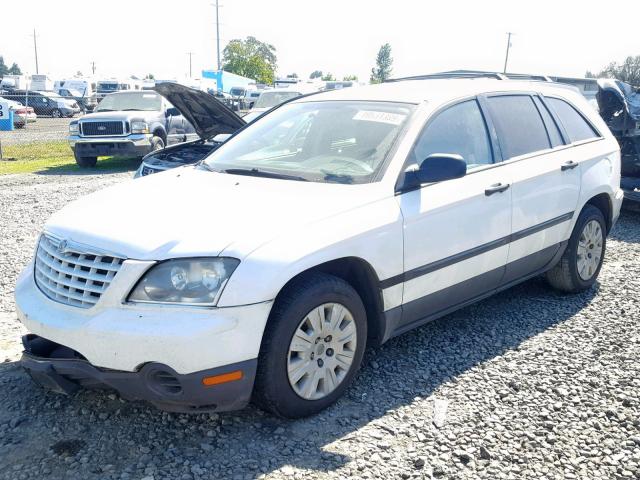 2C8GM48L75R451012 - 2005 CHRYSLER PACIFICA WHITE photo 2