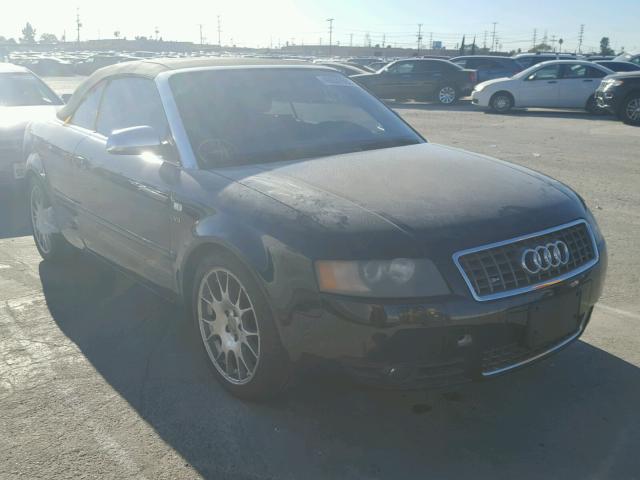 WUARL48H76K900569 - 2006 AUDI S4 QUATTRO BLACK photo 1