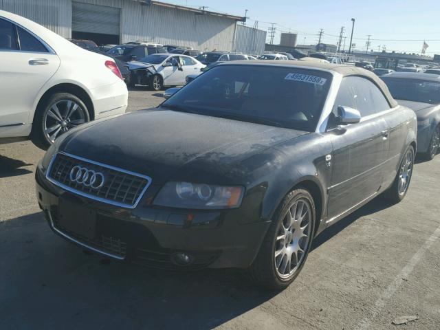 WUARL48H76K900569 - 2006 AUDI S4 QUATTRO BLACK photo 2