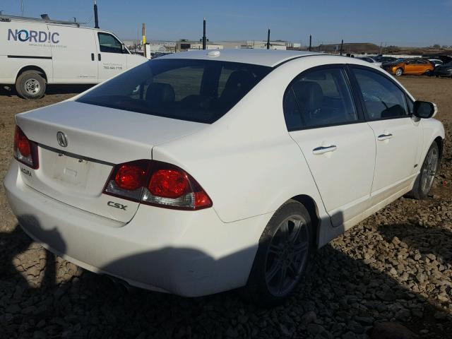 2HHFD5F75BH200903 - 2011 ACURA CSX TECHNO WHITE photo 4