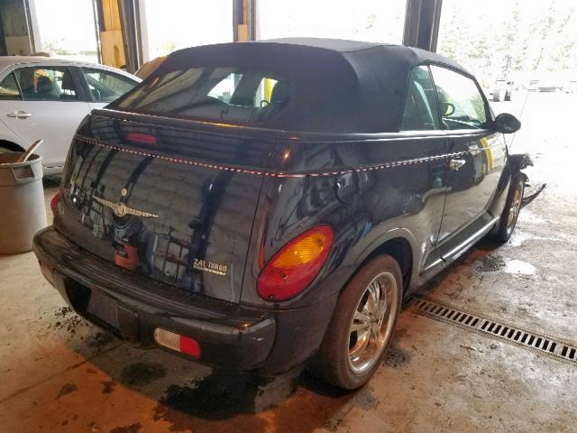 3C3AY75SX5T314155 - 2005 CHRYSLER PT CRUISER BLACK photo 4