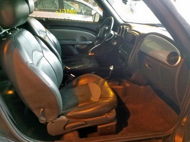 3C3AY75SX5T314155 - 2005 CHRYSLER PT CRUISER BLACK photo 5