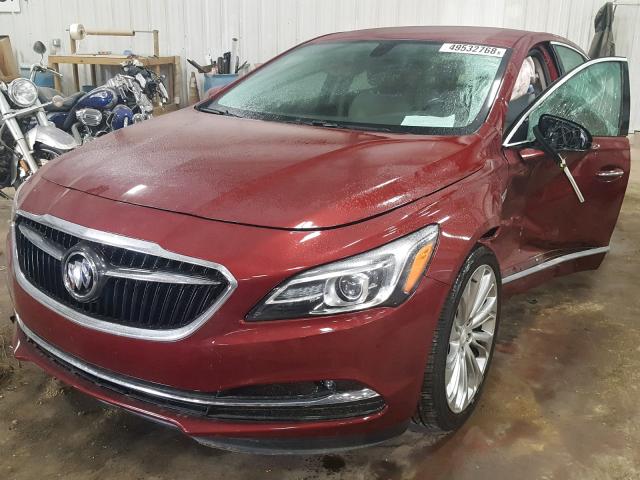 1G4ZP5SS9HU176172 - 2017 BUICK LACROSSE E RED photo 2