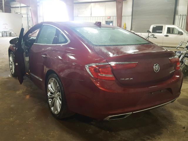 1G4ZP5SS9HU176172 - 2017 BUICK LACROSSE E RED photo 3