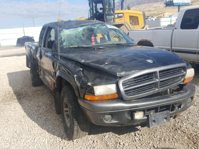 1B7GG12X62S686952 - 2002 DODGE DAKOTA BAS BLACK photo 1