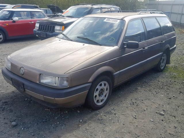 WVWGB4311LE260385 - 1990 VOLKSWAGEN PASSAT GL TAN photo 2