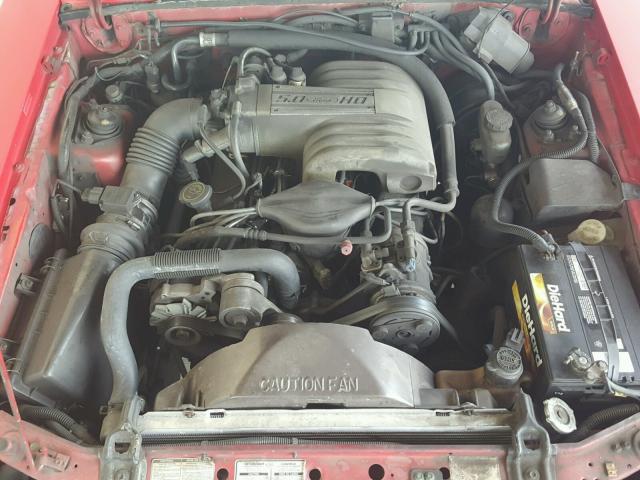 1FACP41E9PF139423 - 1993 FORD MUSTANG LX RED photo 7