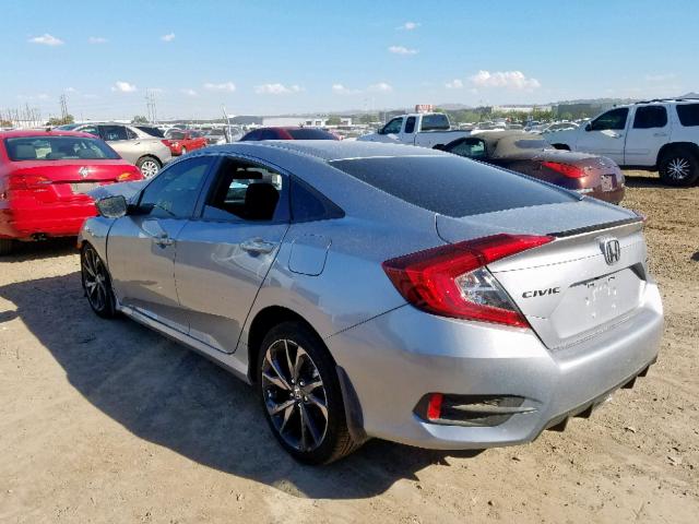 19XFC2F83KE013104 - 2019 HONDA CIVIC SPOR SILVER photo 3