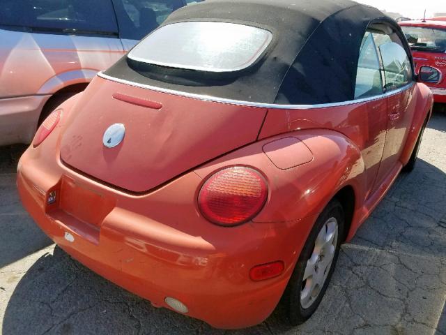 3VWCK21Y43M325675 - 2003 VOLKSWAGEN NEW BEETLE ნარინჯისფერი ფოტო 4