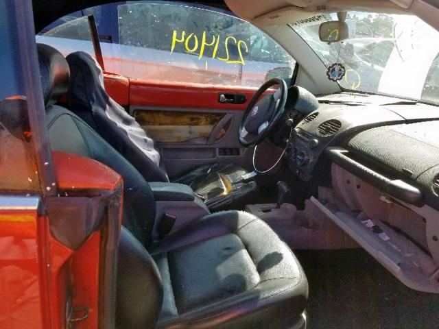 3VWCK21Y43M325675 - 2003 VOLKSWAGEN NEW BEETLE ნარინჯისფერი ფოტო 5